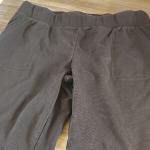 St. John's Bay Black Leggings Elastic Waistband Soft Knit